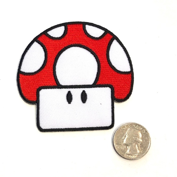 Other - Toad patch iron on Super Mario DIY video game
